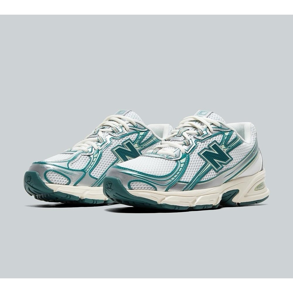 New Balance‎ 740 Women's 5.5 Men's 4 White Marsh Green Shoes Trainer U740GR2 - Picture 3 of 9